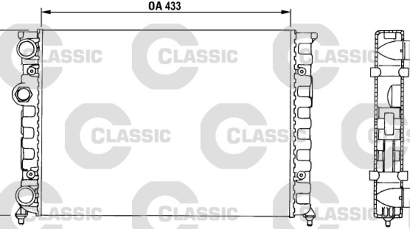 Radiator, racire motor (230503 VALEO) VW