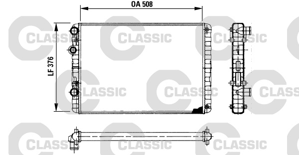 Radiator, racire motor (230954 VALEO)