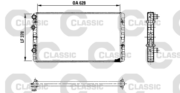 Radiator, racire motor (230955 VALEO)