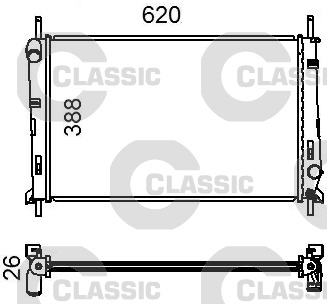 Radiator, racire motor (231011 VALEO)