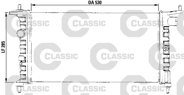 Radiator, racire motor (231013 VALEO)
