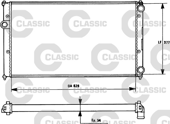 Radiator, racire motor (231265 VALEO)