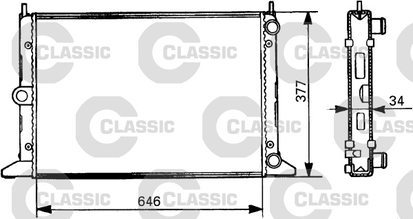 Radiator, racire motor (231386 VALEO)