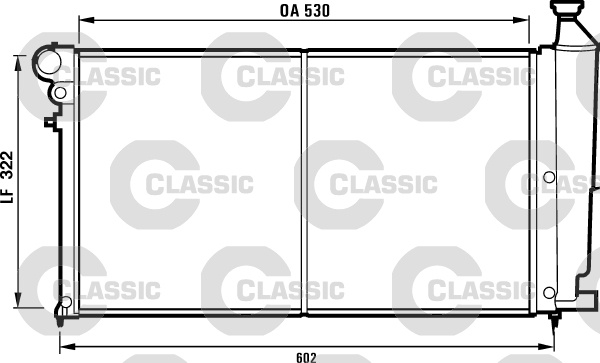 Radiator, racire motor (231527 VALEO)