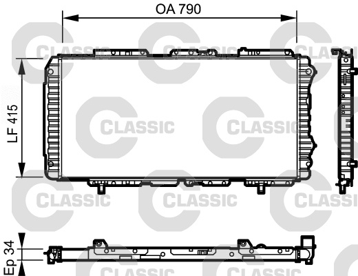 Radiator, racire motor (231611 VALEO)