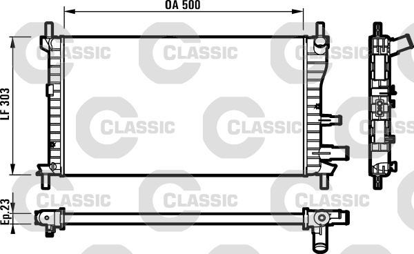 Radiator, racire motor (231734 VALEO)