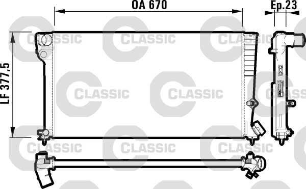 Radiator, racire motor (231744 VALEO)