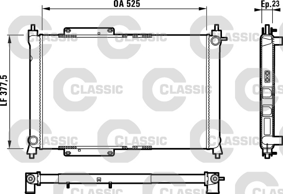 Radiator, racire motor (231816 VALEO)