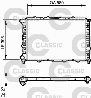 Radiator, racire motor (232013 VALEO)