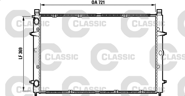 Radiator, racire motor (232397 VALEO)