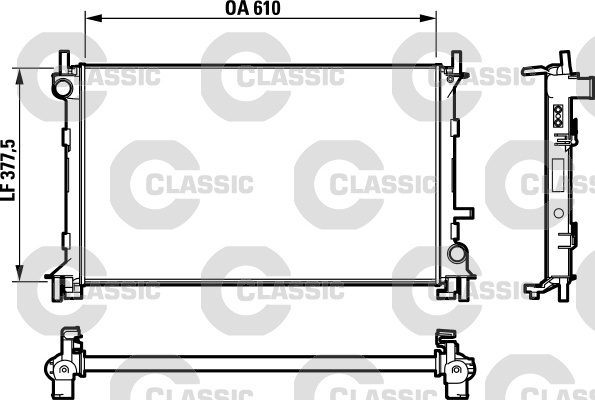 Radiator, racire motor (232732 VALEO)
