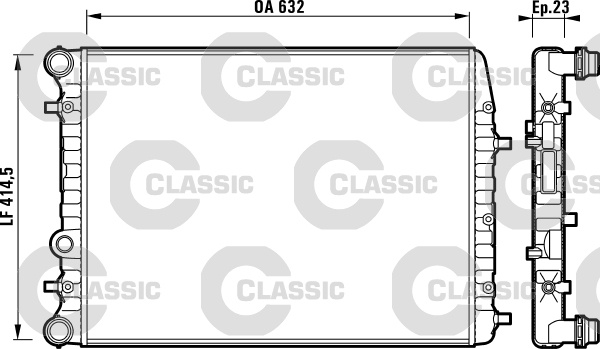 Radiator, racire motor (232862 VALEO)