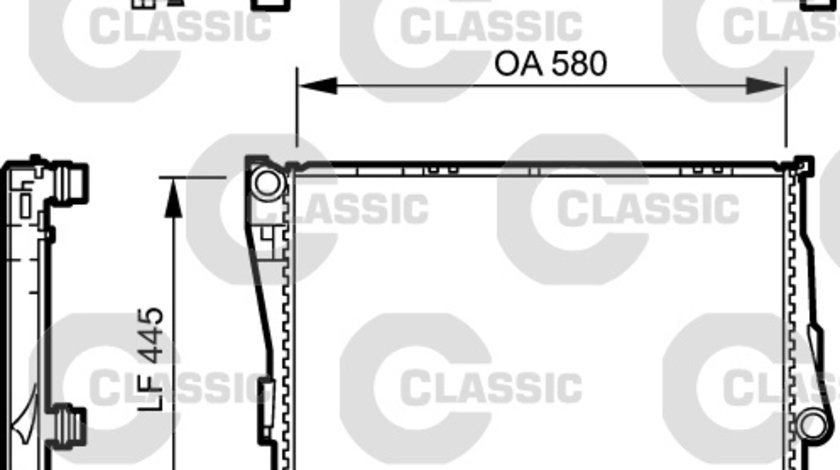 Radiator, racire motor (234276 VALEO)