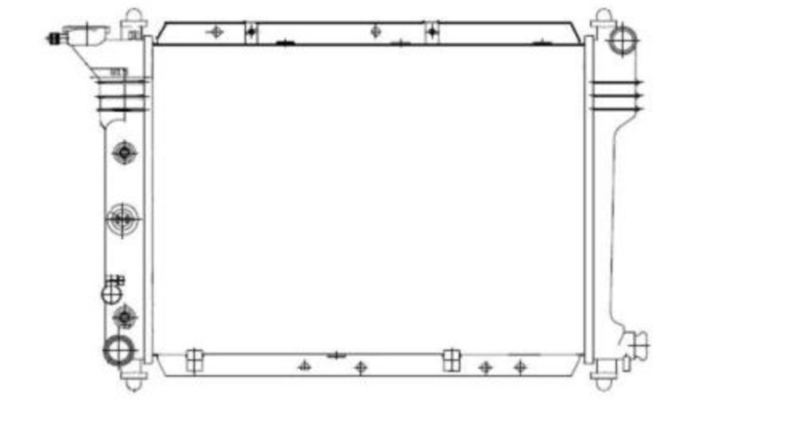 Radiator, racire motor (50303 NRF) CHRYSLER