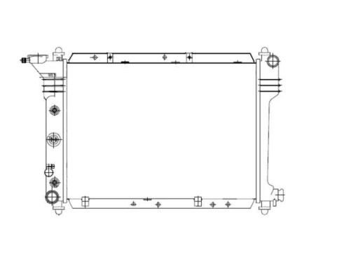 Radiator, racire motor (50303 NRF) CHRYSLER