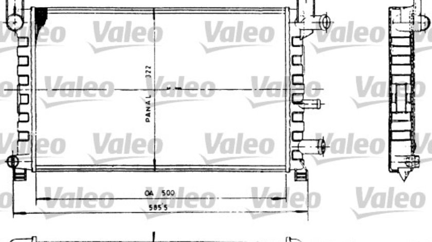 Radiator, racire motor (730483 VALEO) FORD