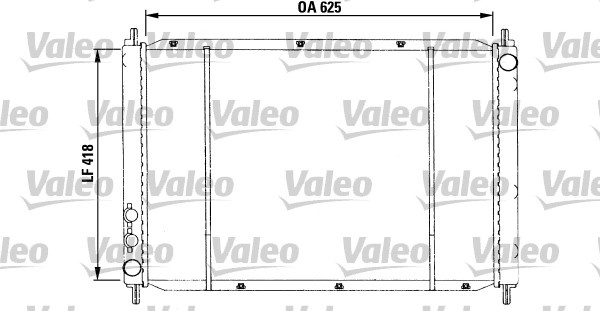 Radiator, racire motor (730591 VALEO) HONDA,ROVER