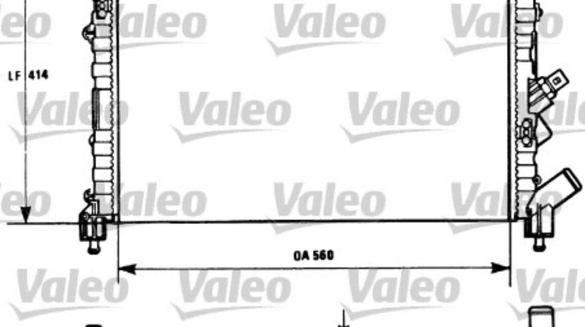 Radiator, racire motor (731128 VALEO) RENAULT