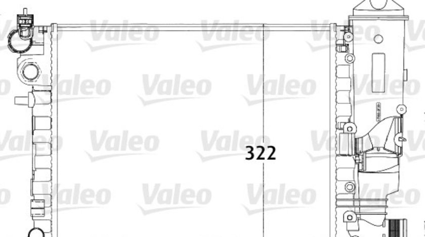 Radiator, racire motor (731498 VALEO) Citroen,PEUGEOT