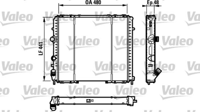 Radiator, racire motor (732072 VALEO) RENAULT