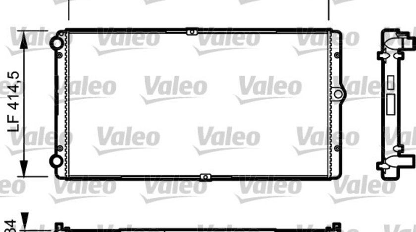 Radiator, racire motor (732177 VALEO) VW