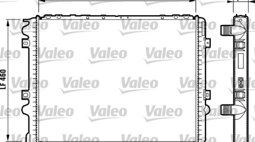 Radiator, racire motor (732569 VALEO) RENAULT,RENAULT TRUCKS