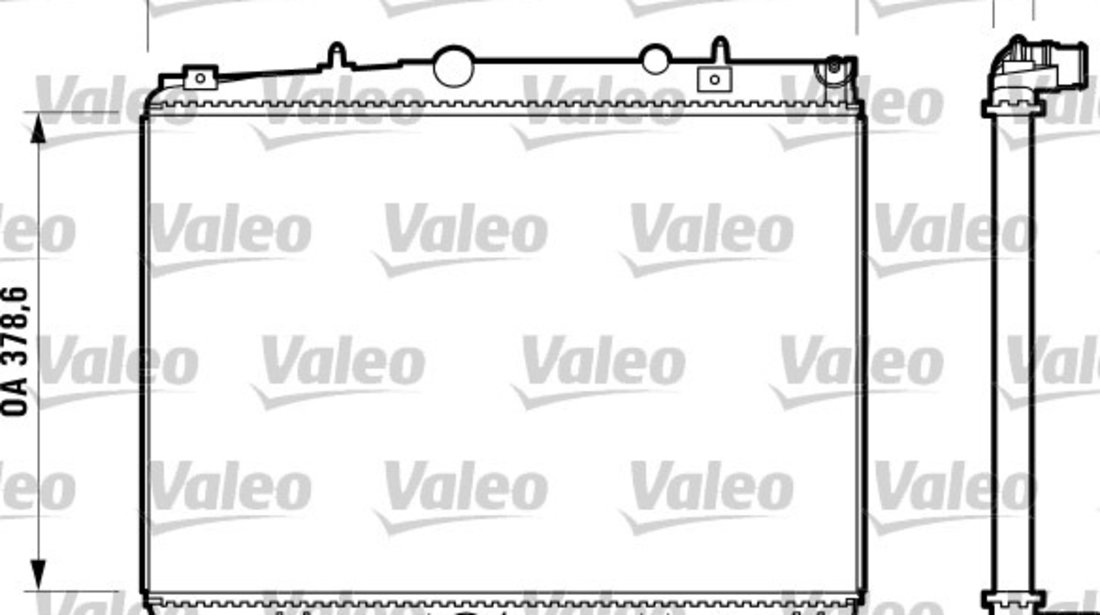 Radiator, racire motor (732598 VALEO) Citroen,PEUGEOT