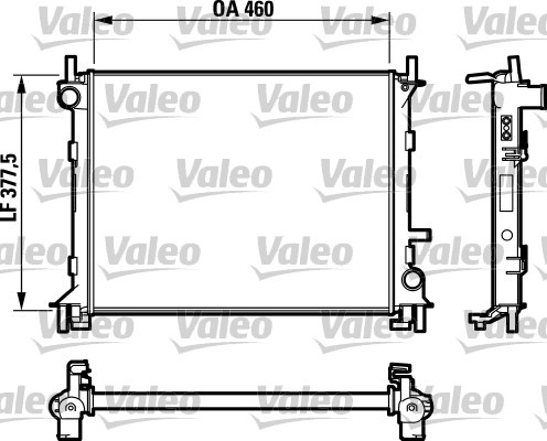 Radiator, racire motor (732731 VALEO) FORD