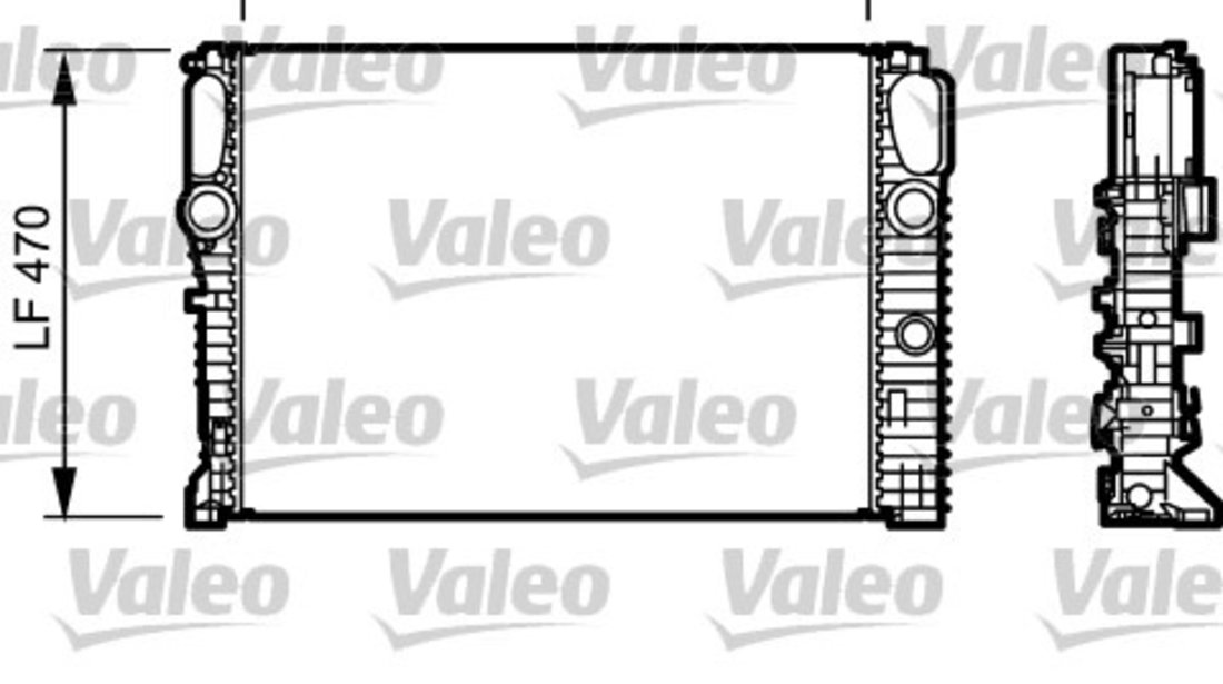 Radiator, racire motor (732849 VALEO) MERCEDES-BENZ