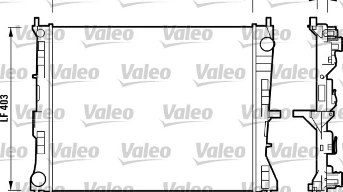 Radiator, racire motor (732903 VALEO) NISSAN,RENAULT