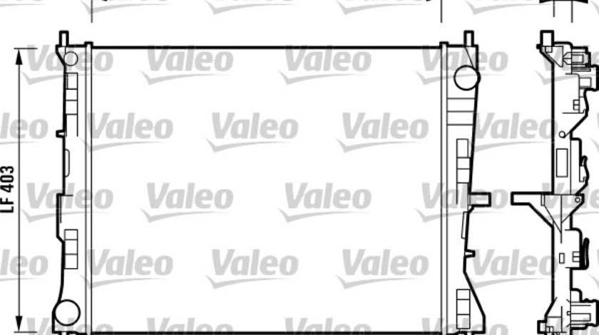 Radiator, racire motor (732903 VALEO) NISSAN,RENAULT