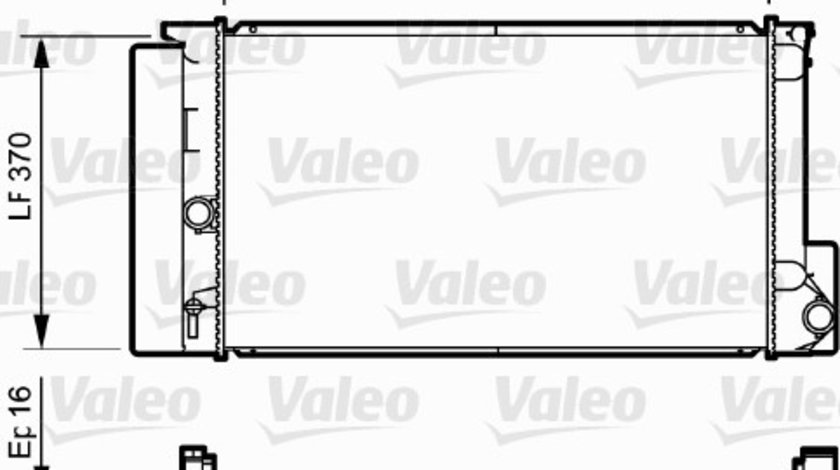 Radiator, racire motor (735250 VALEO) TOYOTA