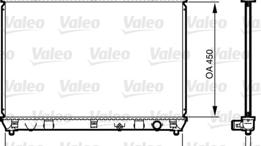 Radiator, racire motor (735433 VALEO) SUZUKI