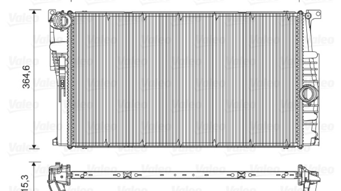 Radiator, racire motor (735451 VALEO) BMW