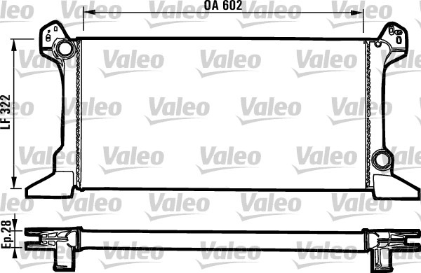Radiator, racire motor (819176 VALEO) FORD