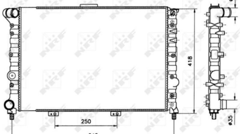 Radiator, racire motor Alfa Romeo 156 Sportwagon (932) 2000-2006 #2 0060651920