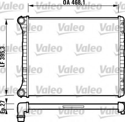 Radiator, racire motor AUDI A2 (8Z0) (2000 - 2005) VALEO 732785 piesa NOUA