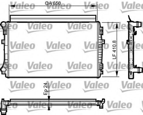 Radiator, racire motor AUDI A3 (8V1) (2012 - 2016) VALEO 735558 piesa NOUA