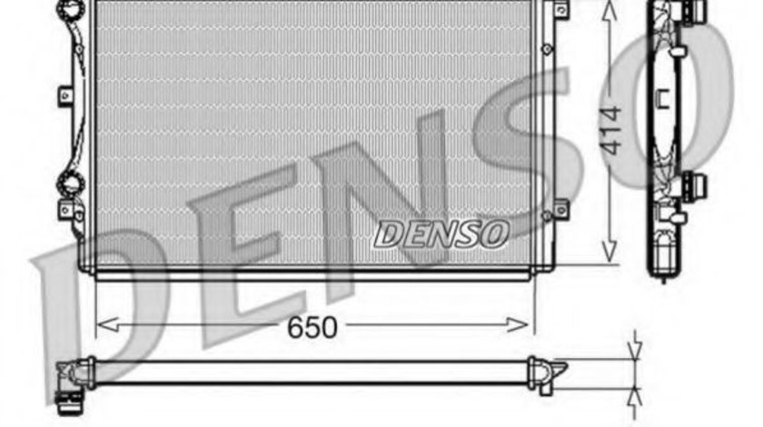 Radiator, racire motor AUDI A3 Cabriolet (8P7) (2008 - 2013) DENSO DRM32015 piesa NOUA