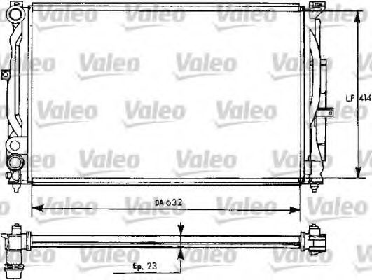 Radiator, racire motor AUDI A6 (4B2, C5) (1997 - 2005) VALEO 731537 piesa NOUA