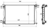 Radiator, racire motor AUDI A6 Allroad (4FH, C6) (...