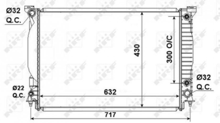 Radiator, racire motor Audi AUDI A6 Avant (4B5, C5) 1997-2005 #3 01103151