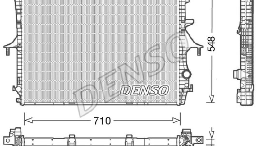 Radiator, racire motor AUDI Q7 (4LB) DENSO DRM02026