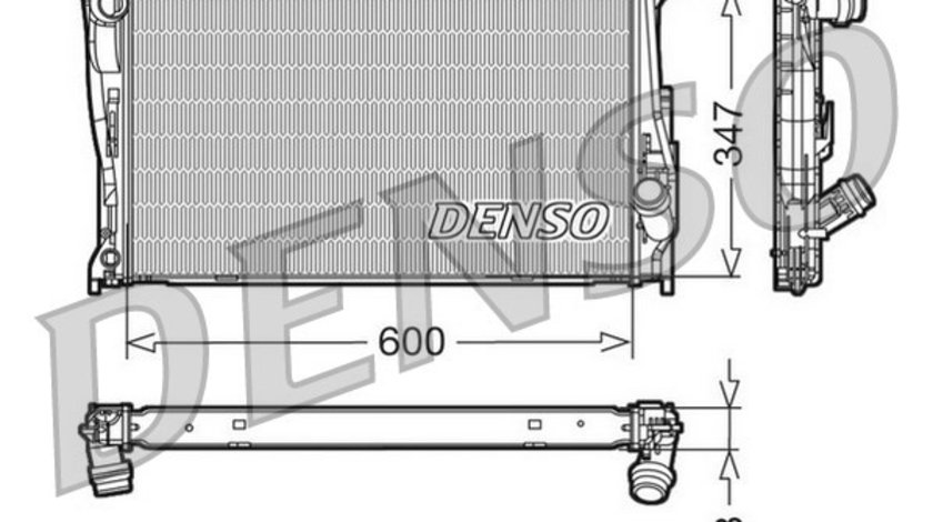 Radiator, racire motor BMW 1 (E81) DENSO DRM05111