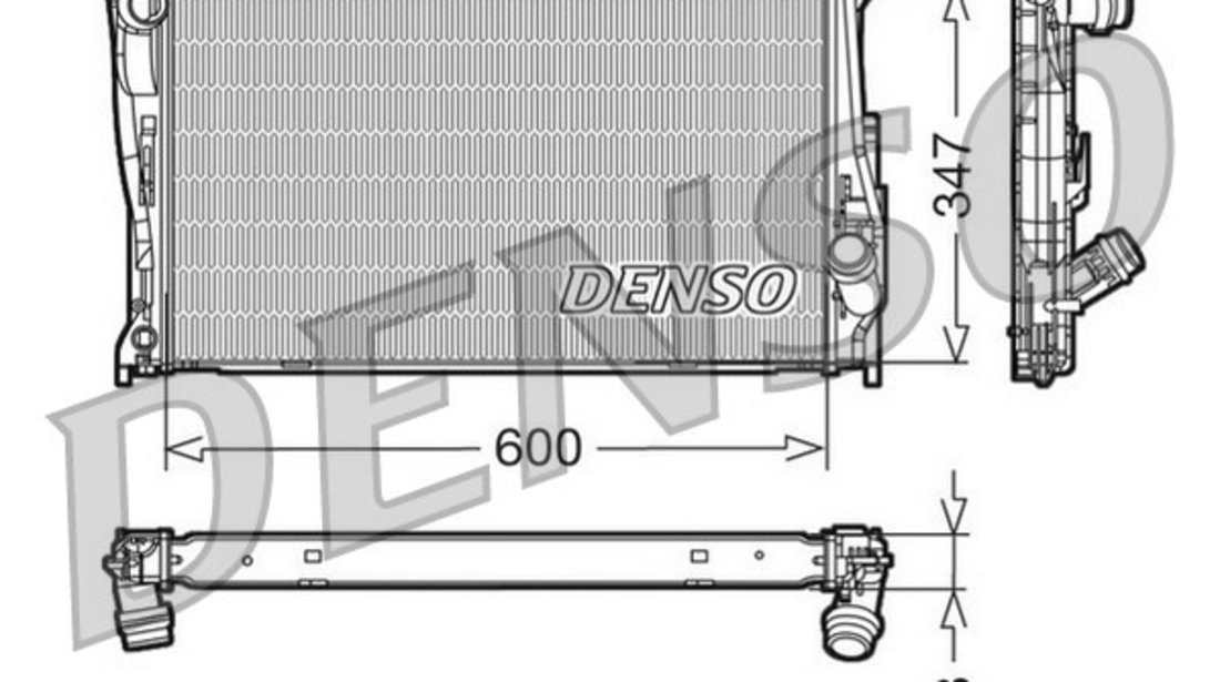 Radiator, racire motor BMW 1 (E87) DENSO DRM05111