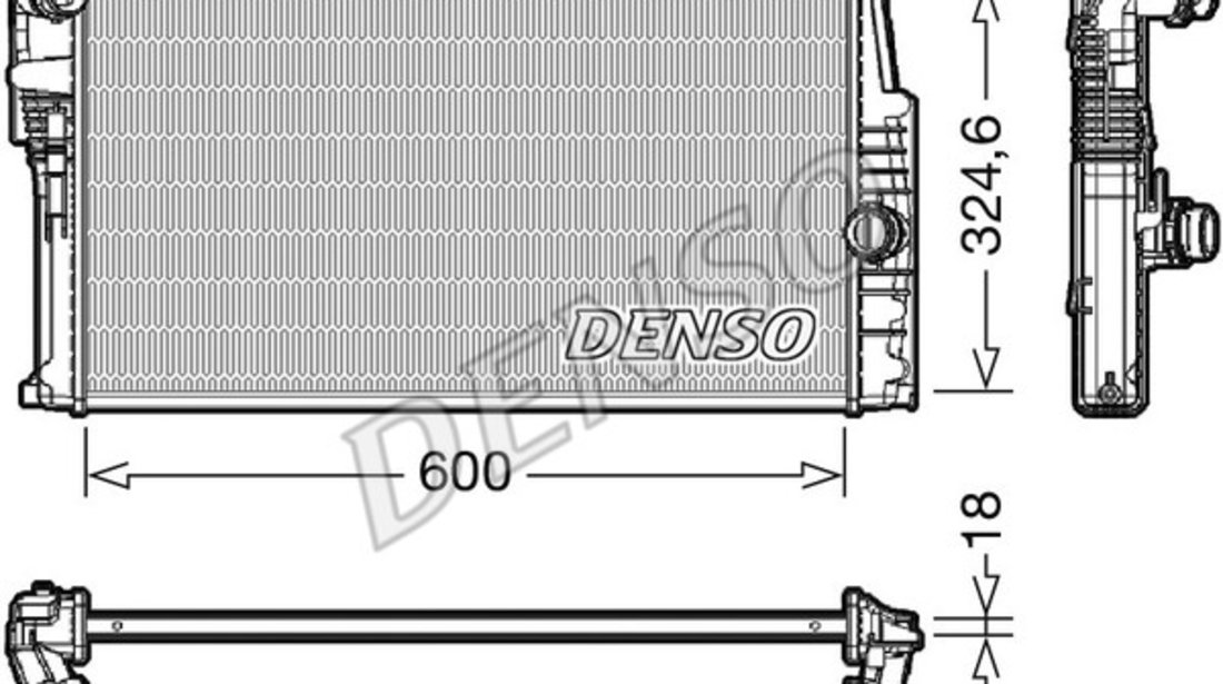 Radiator, racire motor BMW 1 (F20) DENSO DRM05017