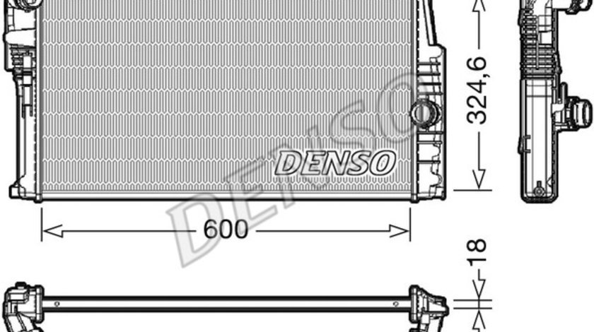 Radiator, racire motor BMW 1 (F21) DENSO DRM05017