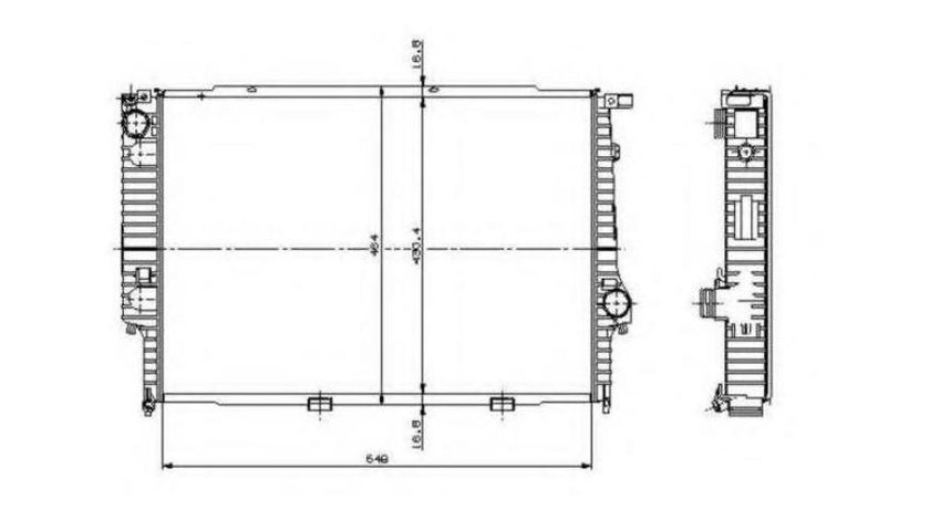 Radiator, racire motor BMW 8 (E31) 1990-1999 #2 01022079