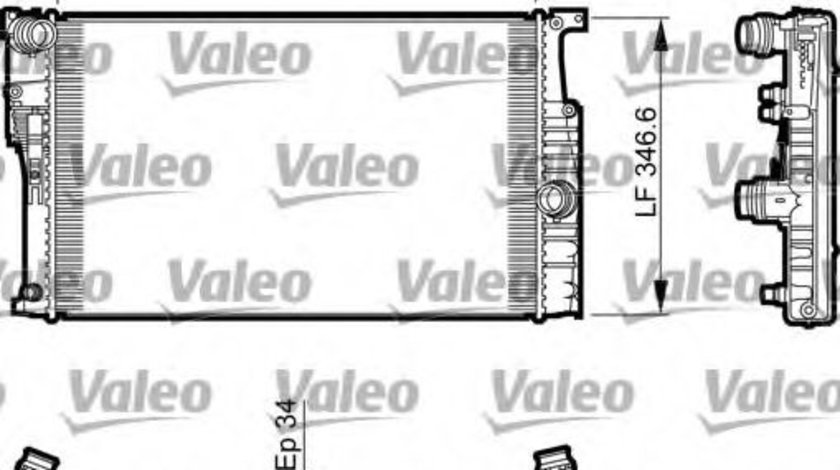 Radiator, racire motor BMW Seria 3 (F30, F35, F80) (2011 - 2016) VALEO 735456 piesa NOUA