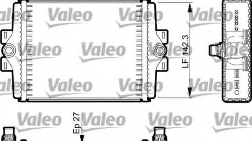 Radiator, racire motor BMW Seria 3 (F30, F35, F80) (2011 - 2016) VALEO 735467 piesa NOUA